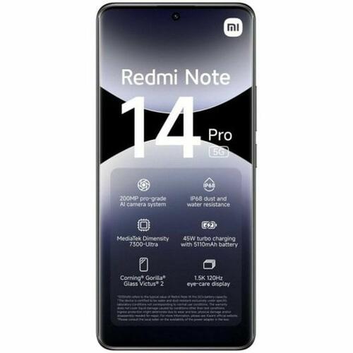 Smartphone Xiaomi Redmi Note 14 Pro 6,67" 12 GB RAM 512 GB Sort