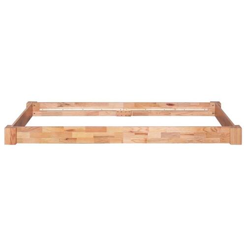 Sengestel 90 x 200 cm massivt egetræ
