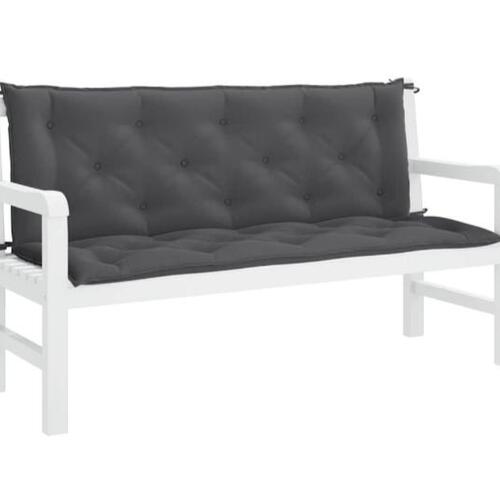 Hynde til gyngesofa 150 cm stof antracitgrå
