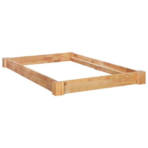 Sengestel 120x200 cm massivt egetræ