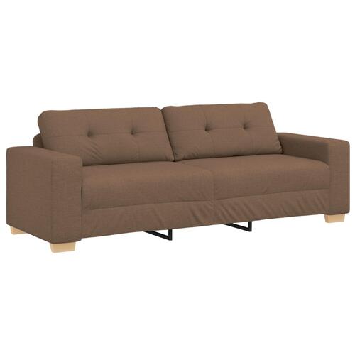 Brun Polyester Stof, Træramme Stor Aftagelige Betræk Stor Sofa