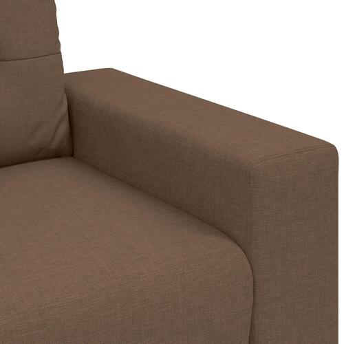 Brun Polyester Stof, Træramme Stor Aftagelige Betræk Stor Sofa
