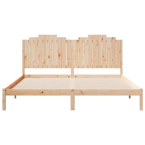 Ekstra lang sengeramme uden madras 180x220 cm massivt træ