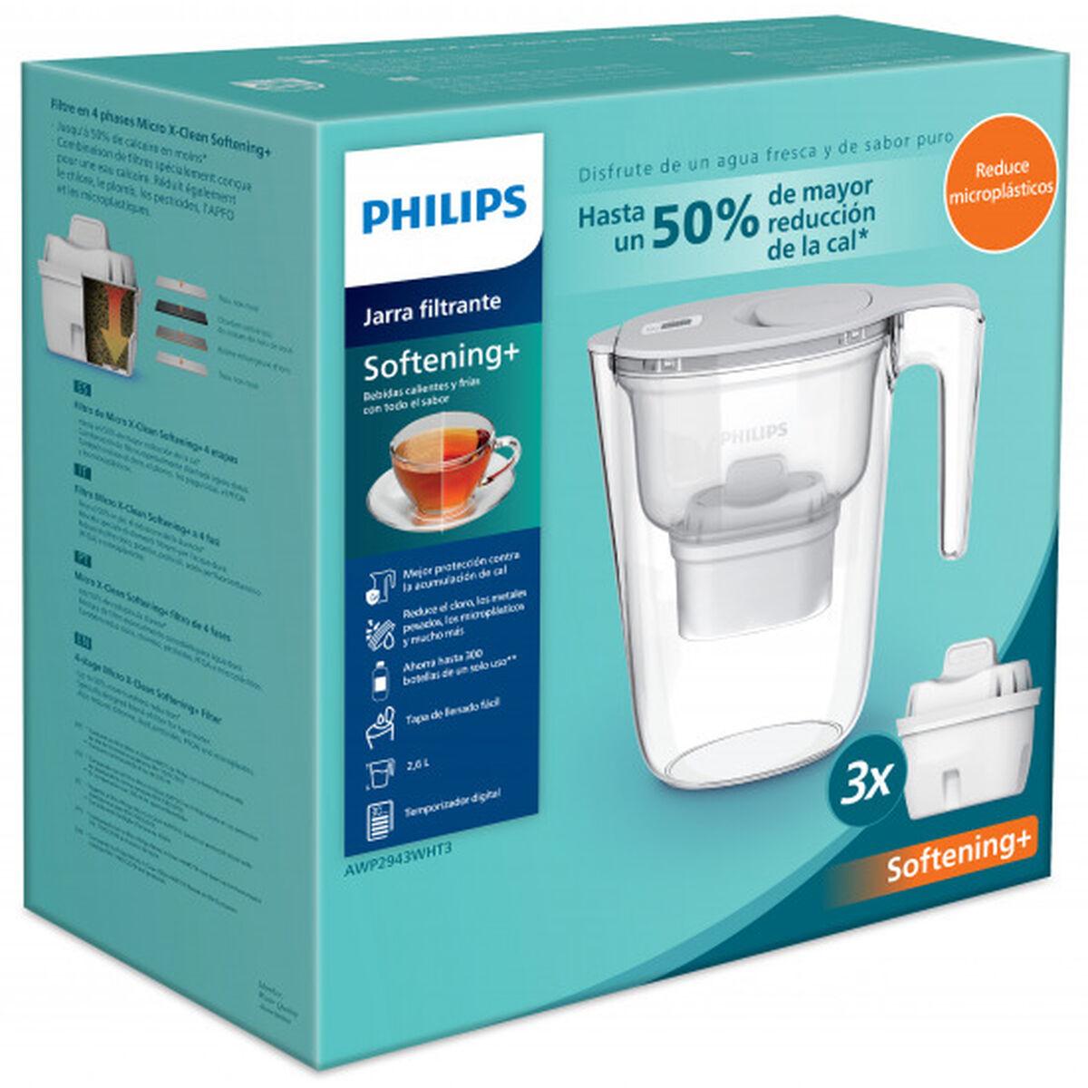 Philips AWP2943WHT3 vandfilterkande - plastik, 3 patroner