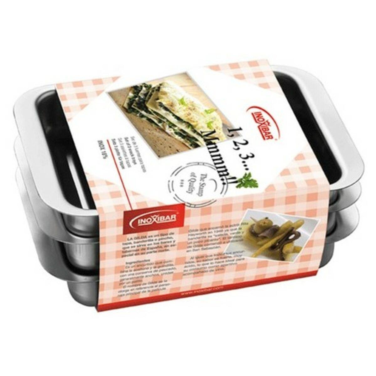 Inoxibar Kafferist i rustfrit stål 18 × 13 cm - 3 stk.