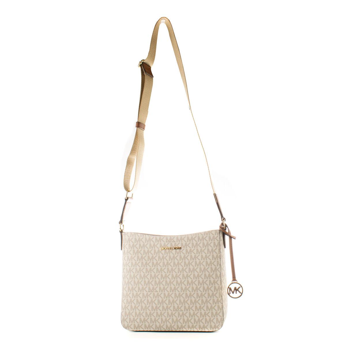 Michael Kors skuldertaske/crossbody - Vanilla beige 22 × 20 × 7 cm