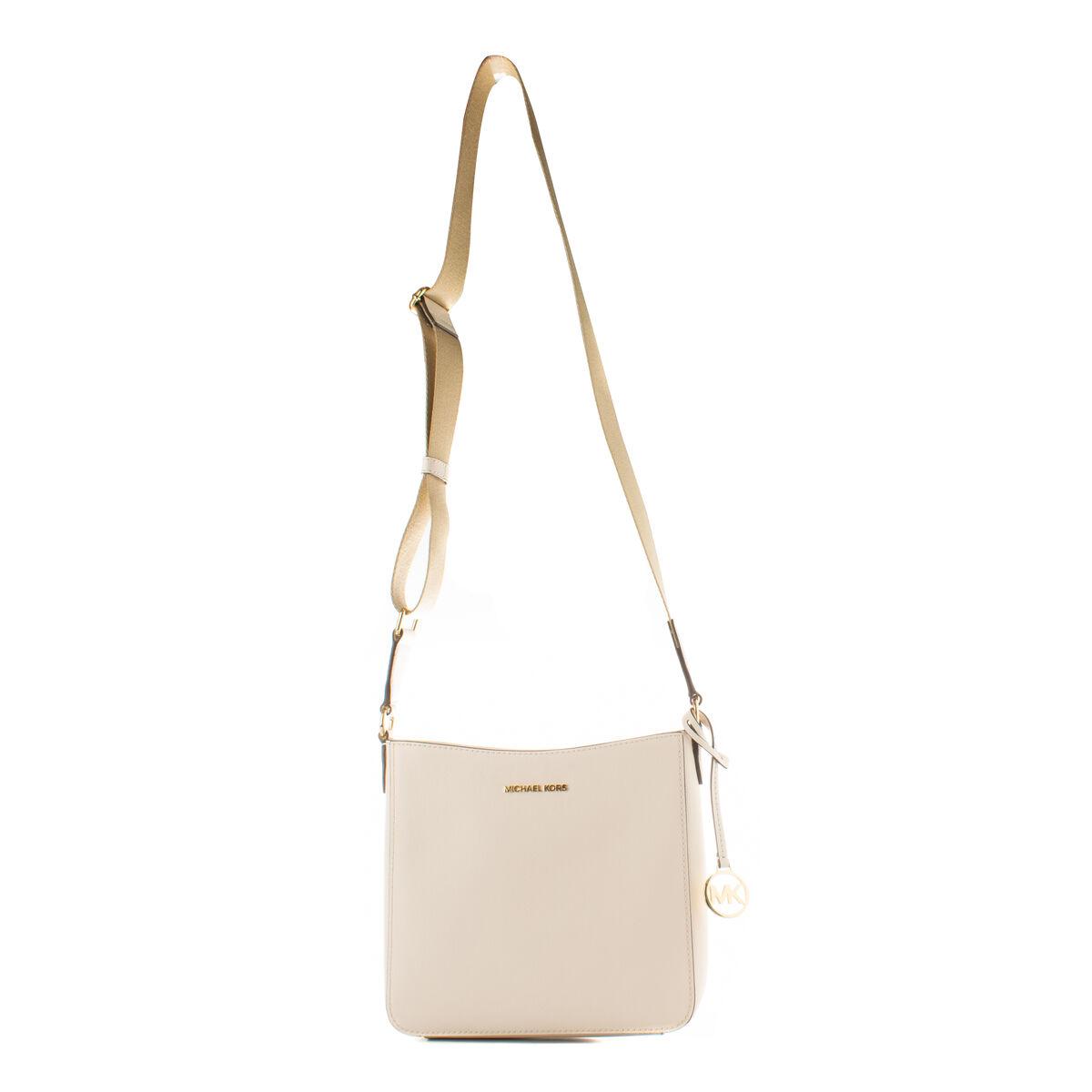 Michael Kors skuldertaske/crossbody - Beige, 22 × 20 × 7 cm