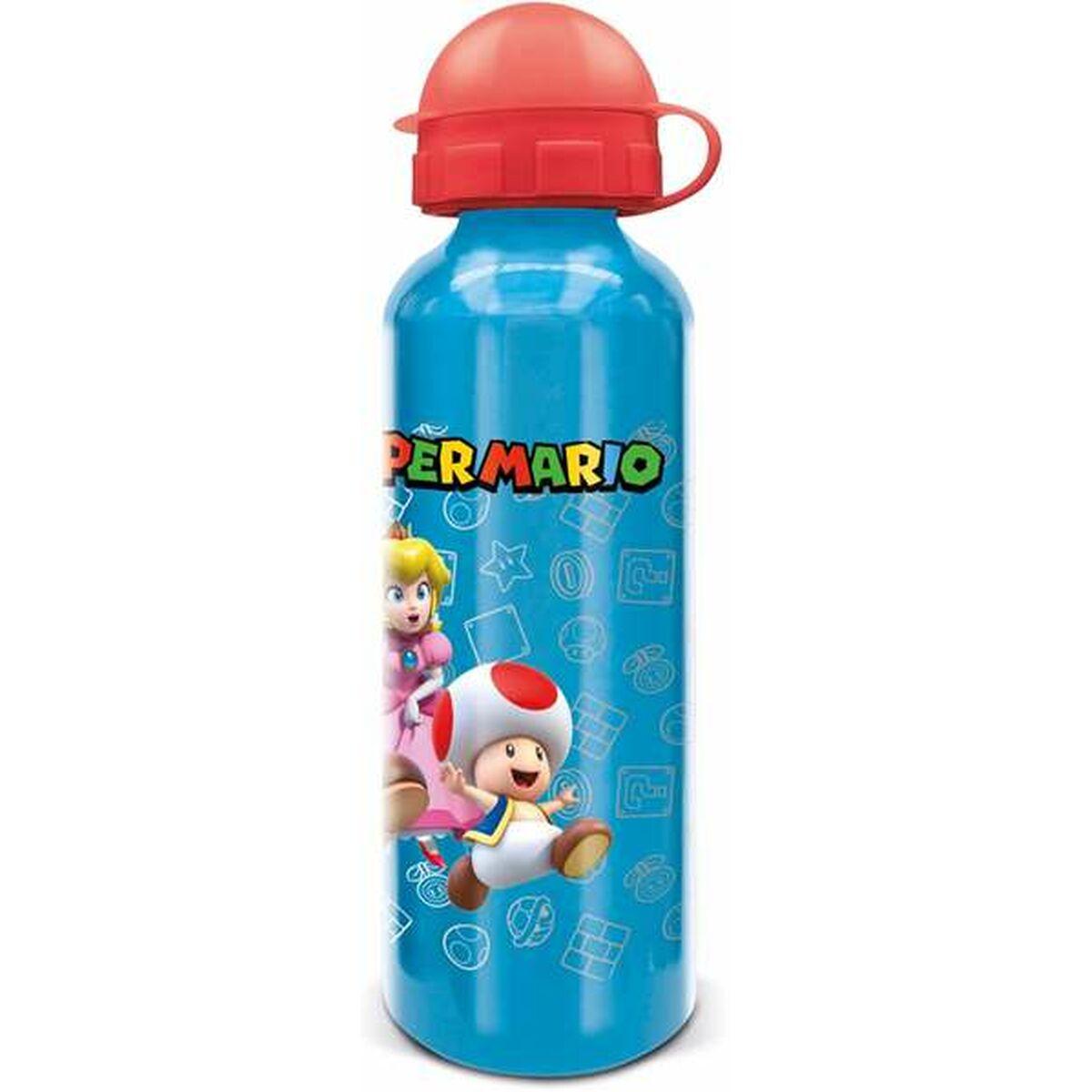 Vandflaske Super Mario 530 ml - Aluminium