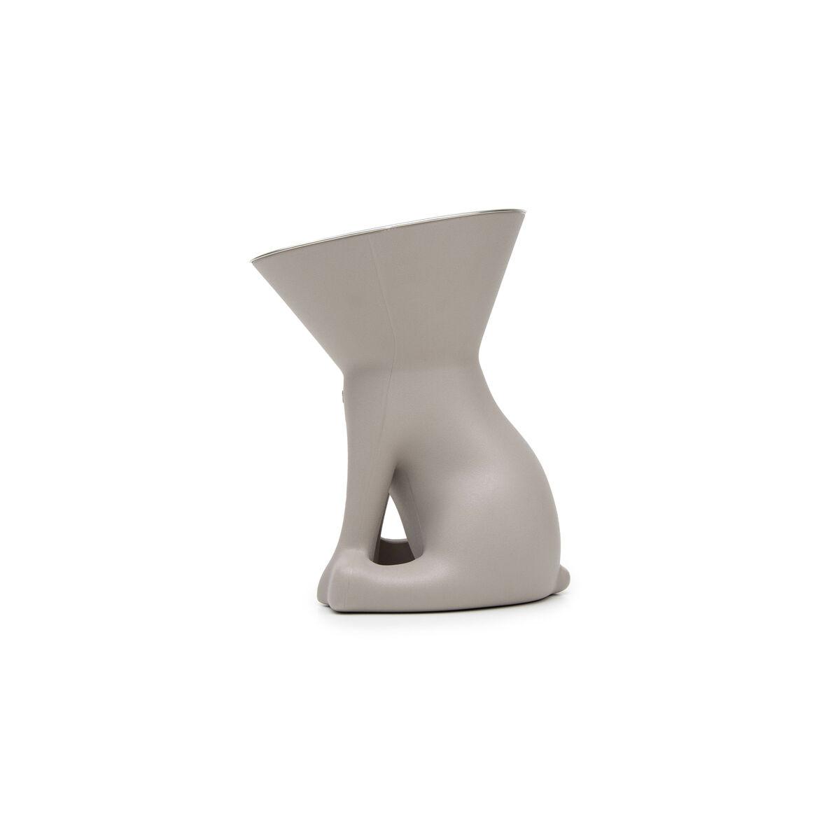 United Pets Up Elisabeth hundeskål - grå, rustfrit stål, 1 l