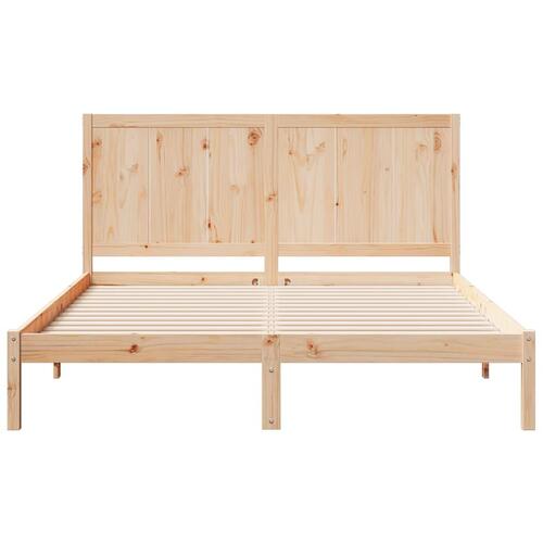 Ekstra lang sengeramme uden madras 140x220 cm massivt træ