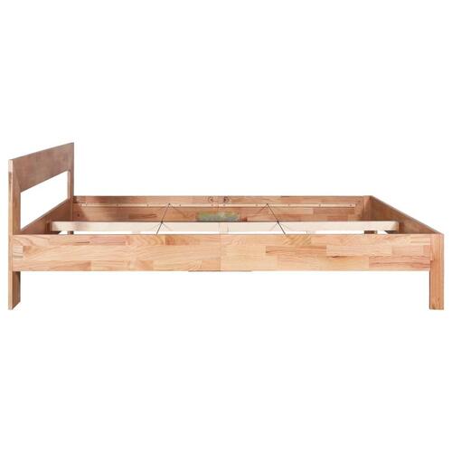 Sengestel massivt egetræ 160 x 200 cm