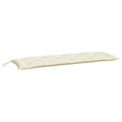 Hyndesæt til havebænk 2 stk. 150 x 50 x 7 cm - cremefarvet