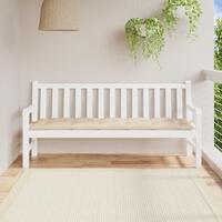 Hynde til havebænk 180x50x7 cm oxfordstof beige