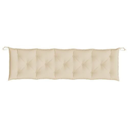 Hynde til havebænk 180x50x7 cm oxfordstof beige