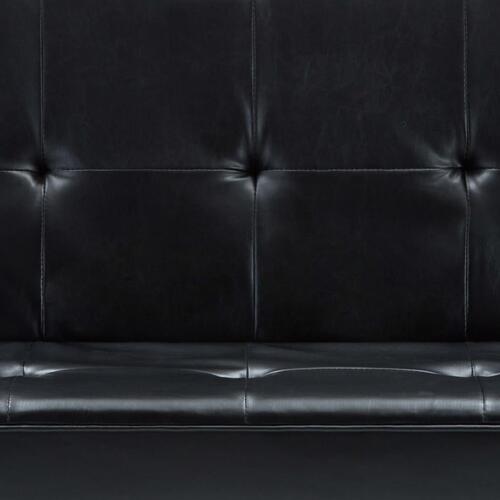 Sovesofa kunstlæder sort