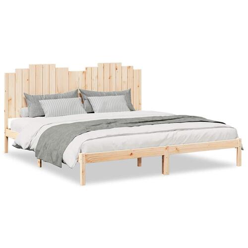 Ekstra lang sengeramme uden madras 200x220 cm massivt træ