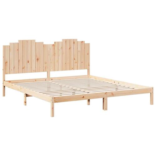 Ekstra lang sengeramme uden madras 200x220 cm massivt træ