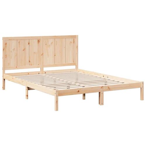 Ekstra lang sengeramme uden madras 200x220 cm massivt træ