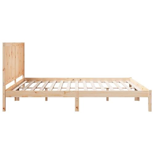 Ekstra lang sengeramme uden madras 200x220 cm massivt træ