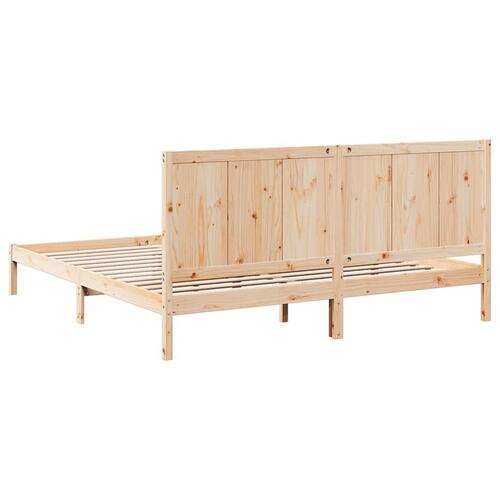 Ekstra lang sengeramme uden madras 200x220 cm massivt træ