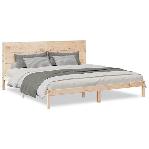 Ekstra lang sengeramme uden madras 200x220 cm massivt træ