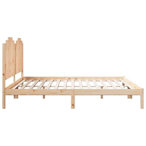 Ekstra lang sengeramme uden madras 180x210 cm massivt træ