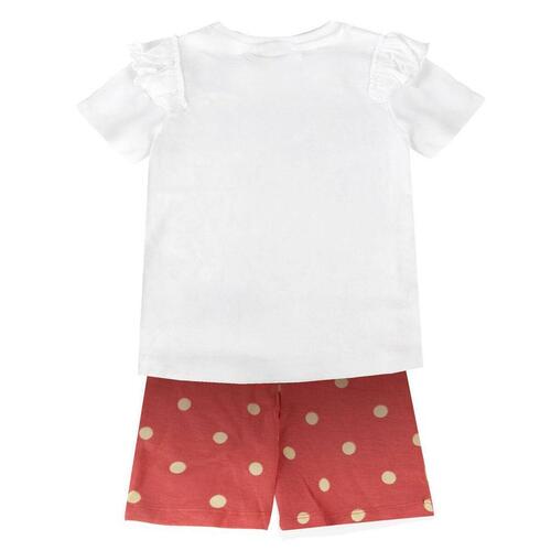 Sæt med tøj Minnie Mouse Koral 4 år