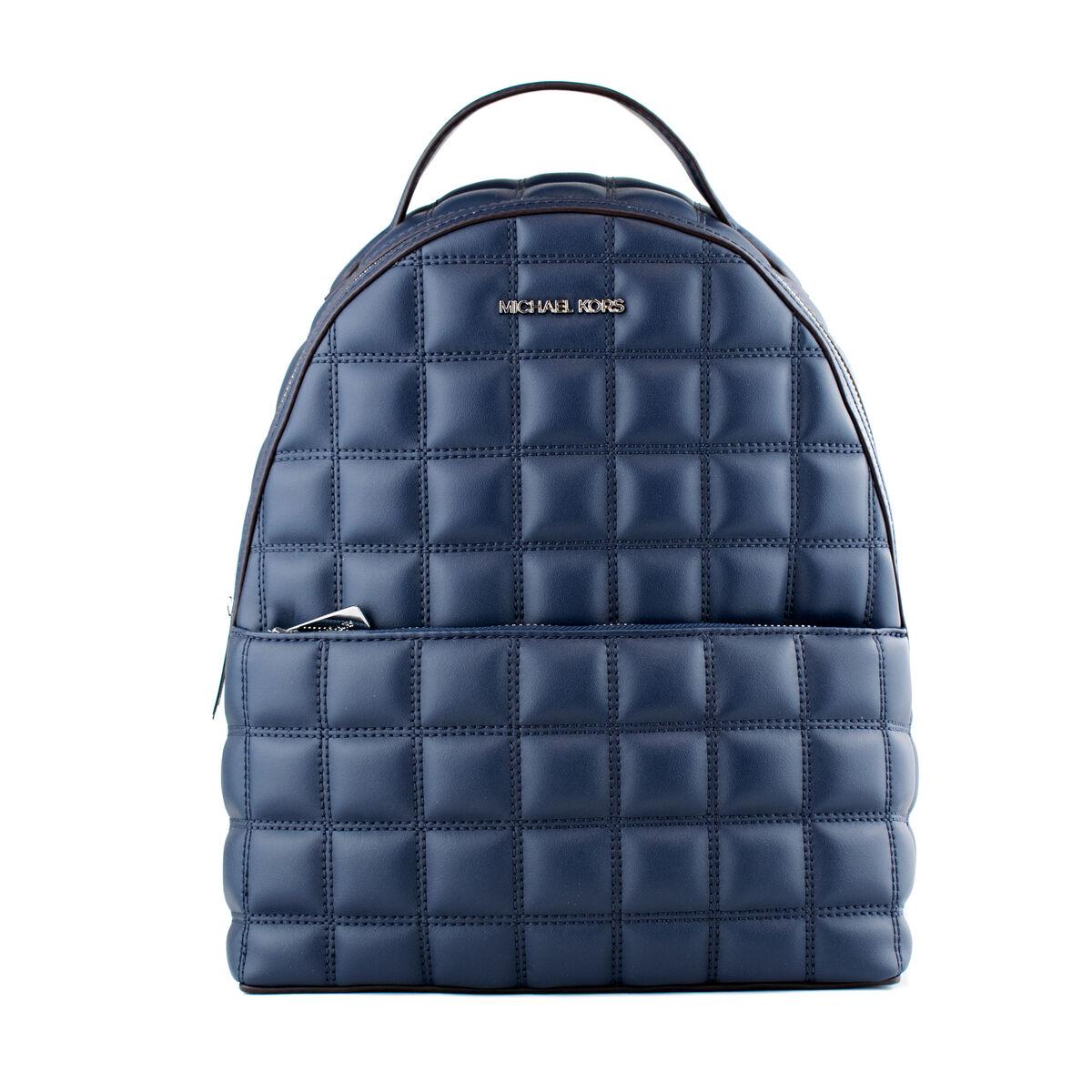 Michael Kors rygsæk - navy blå, quiltet, 30 × 24 × 12 cm
