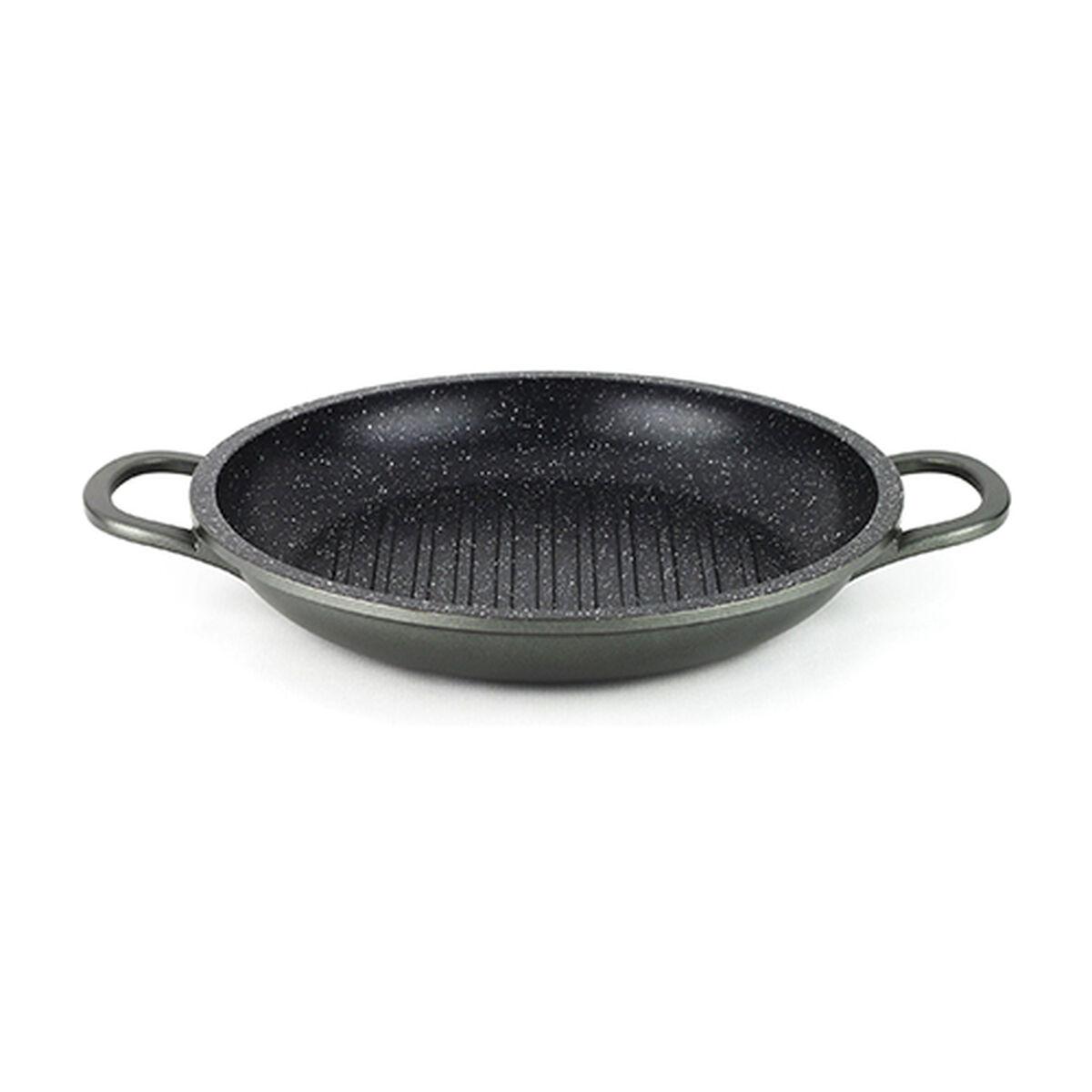 Fagor SAVIA grillpande Ø 28 cm - smedet aluminium, grå