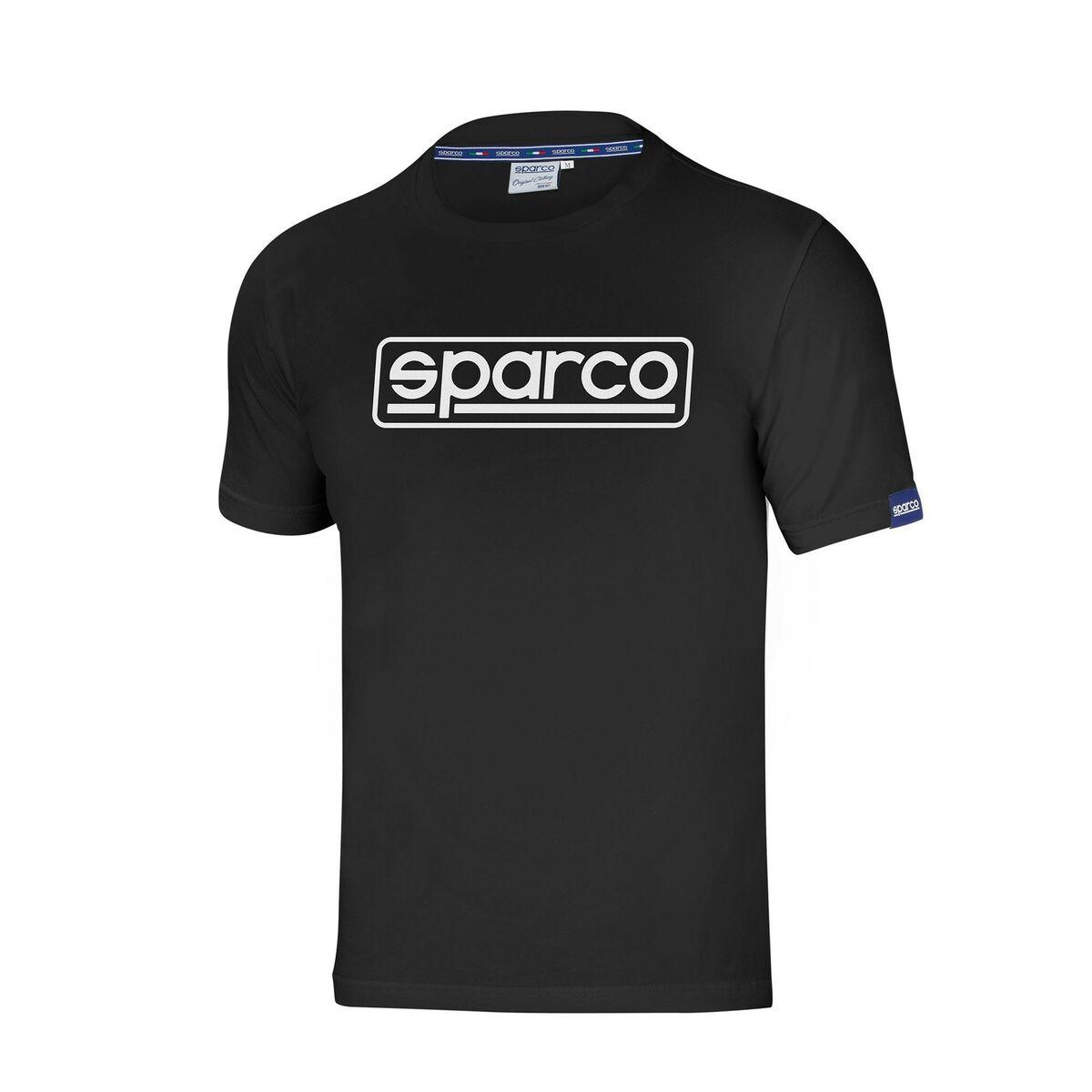 Kortærmet T-shirt til Mænd Sparco FRAME Sort M