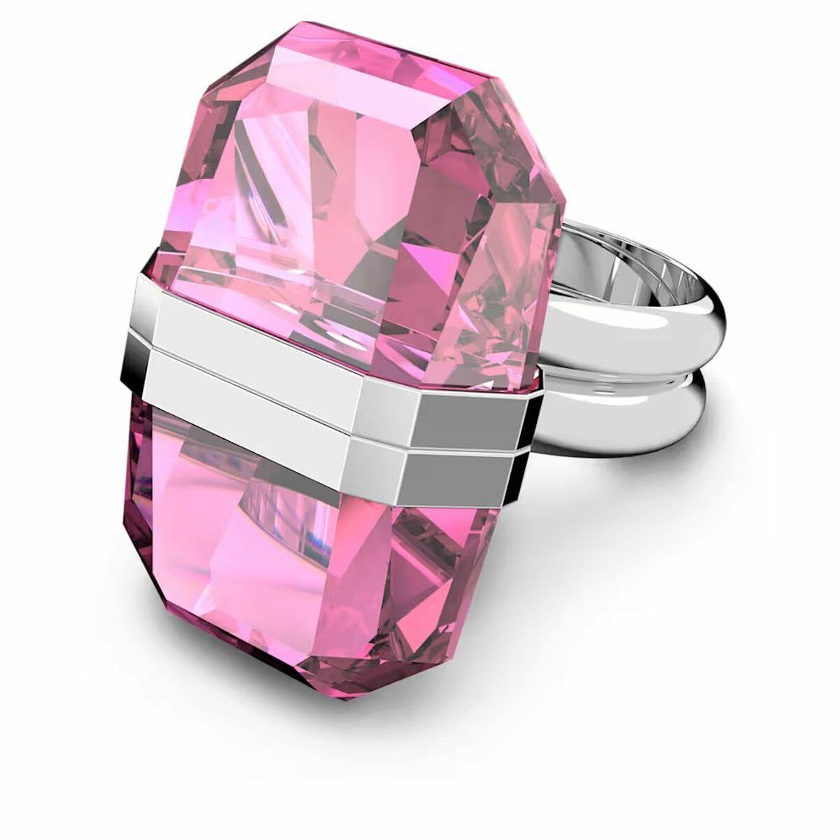 Swarovski ring til kvinder - pink, str. 12