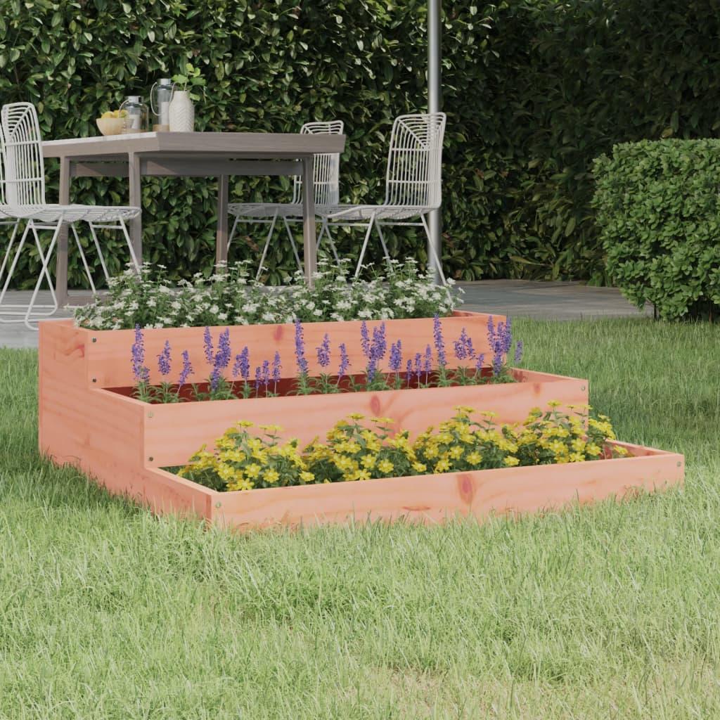 Plantekasse 78x78x27 cm massivt douglasgran billede