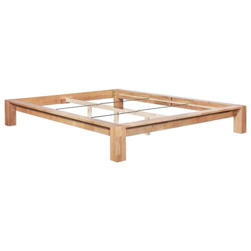 Sengestel massivt egetræ 160 x 200 cm