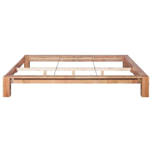 Sengestel massivt egetræ 160 x 200 cm