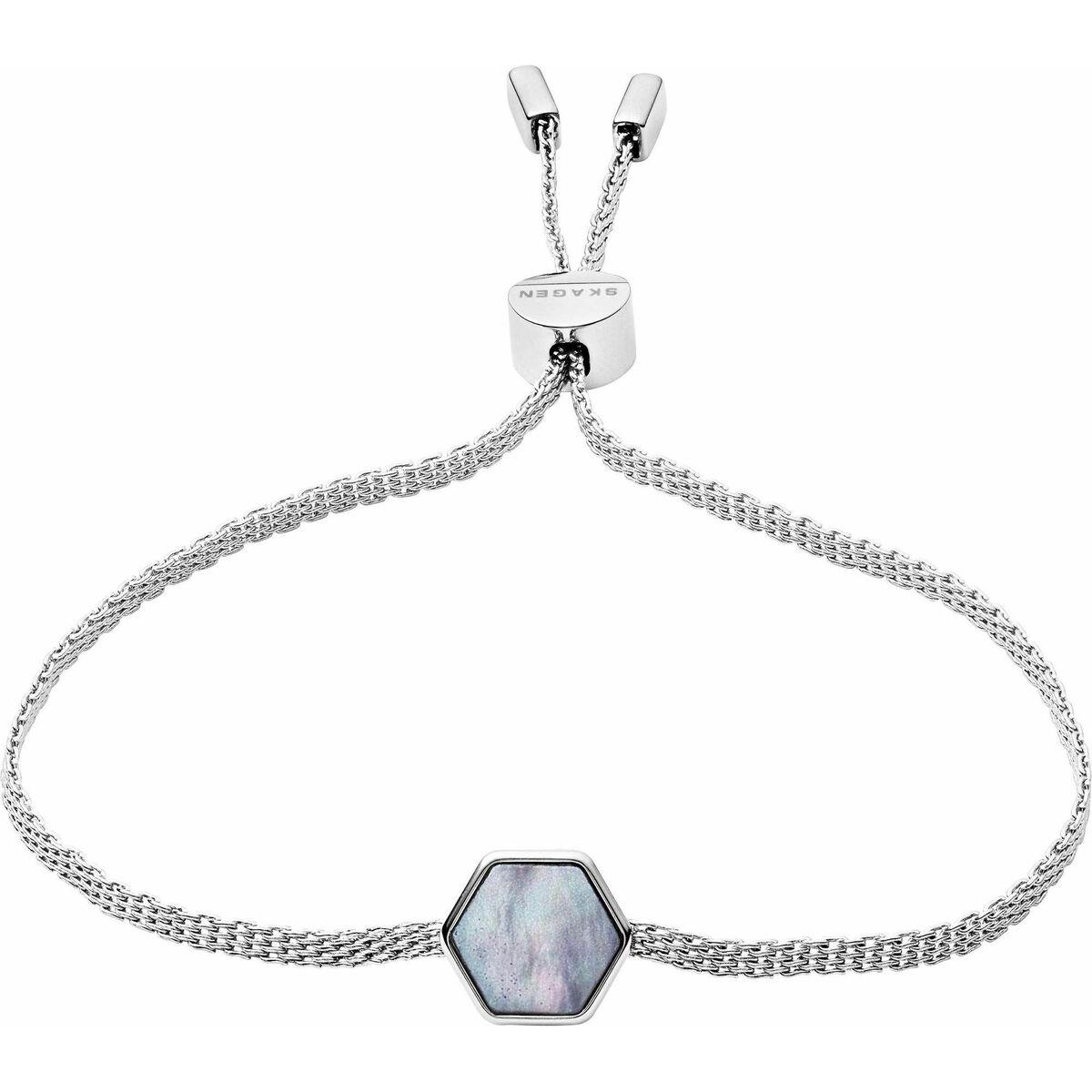 Skagen armbånd til kvinder, sølvfarvet, 22 cm