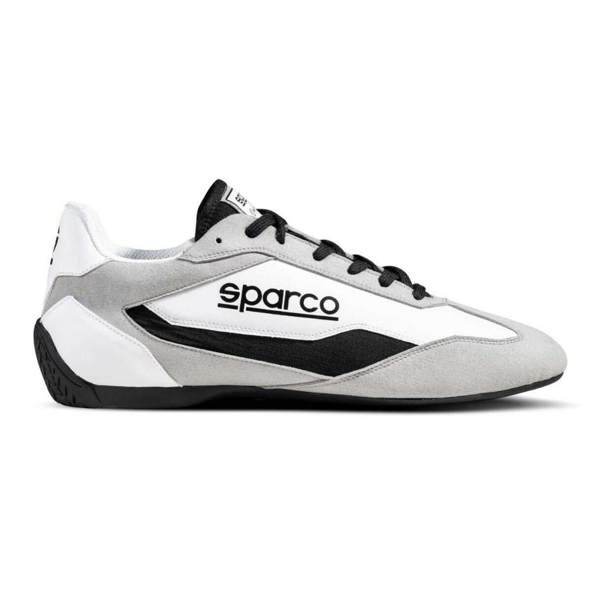 Sparco S-DRIVE racingstøvler - Hvid/Sort - Str. 43