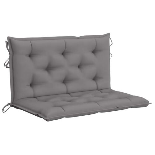 2-personers gyngesofa med palmeblade og hynde 202 cm bambus