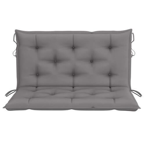 2-personers gyngesofa med palmeblade og hynde 202 cm bambus