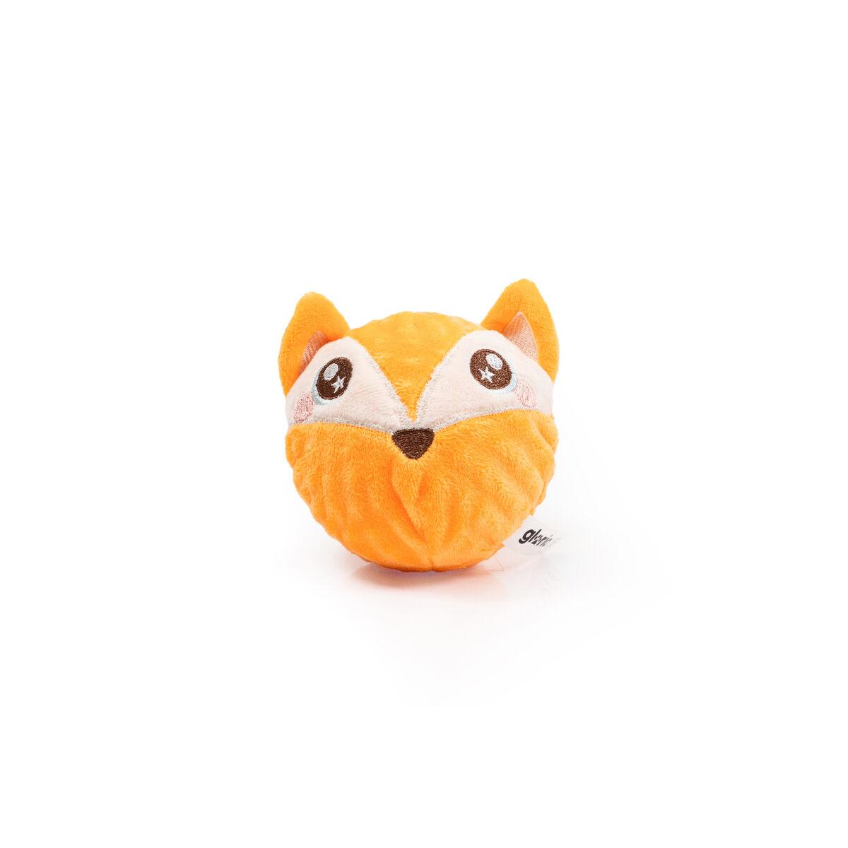 Gloria Orion plysbamse til hund - Orange, med lyd (11 cm)