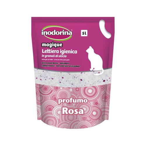 Kattegrus Inodorina MAGIQUE ROSE Roser 5 L