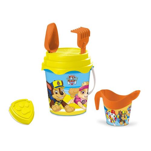 Sæt med legetøj til stranden The Paw Patrol 18 cm Multifarvet