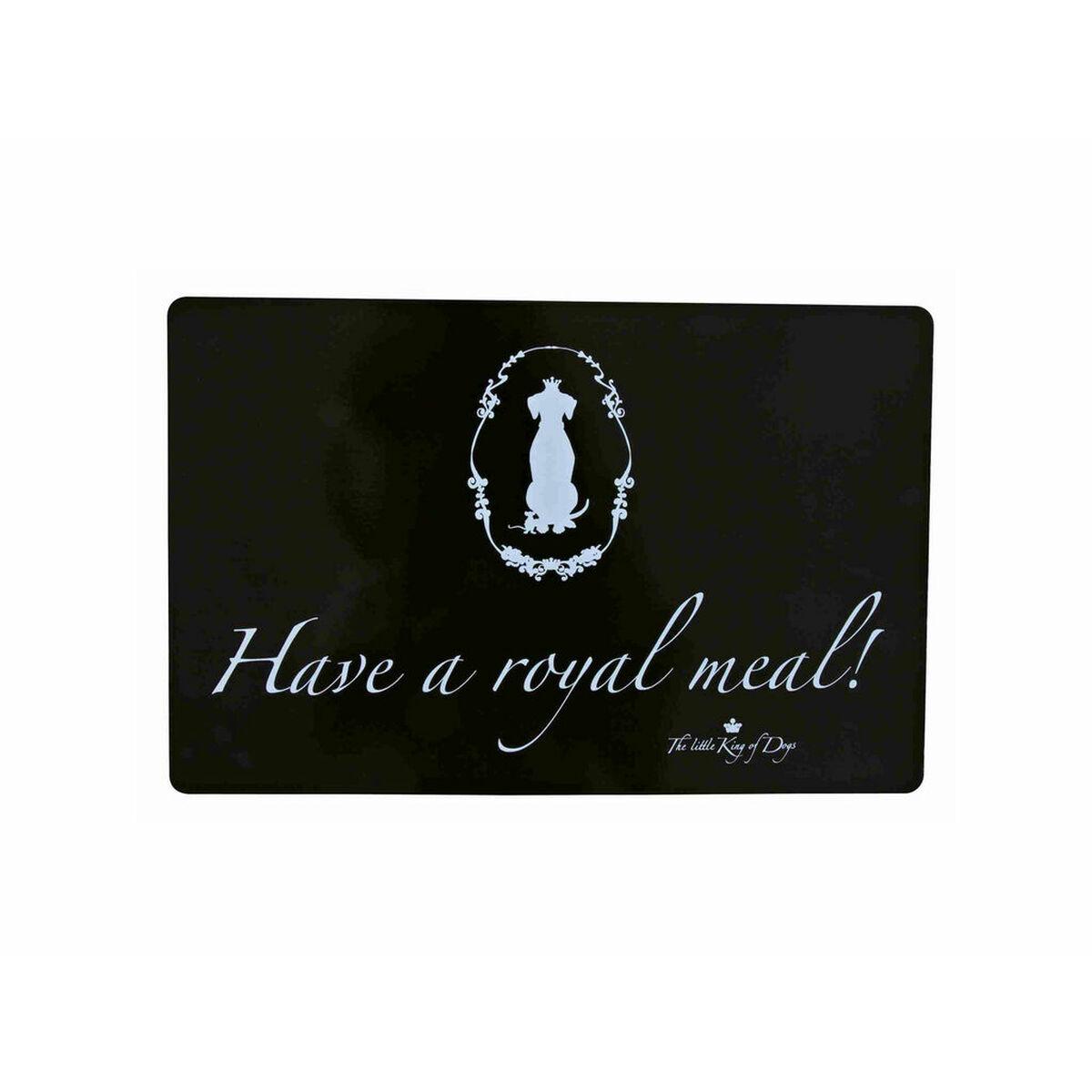 Borddug Trixie Have a royal meal Sort Plastik 44 × 28 cm