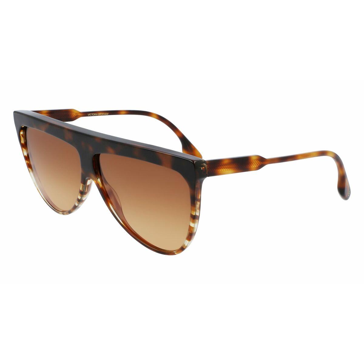 Victoria Beckham solbriller til kvinder VB619S-6509211 - brun, Ø 65 mm
