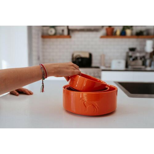 Hund Feeder Hunter OSBY Orange Keramik 1,1 L