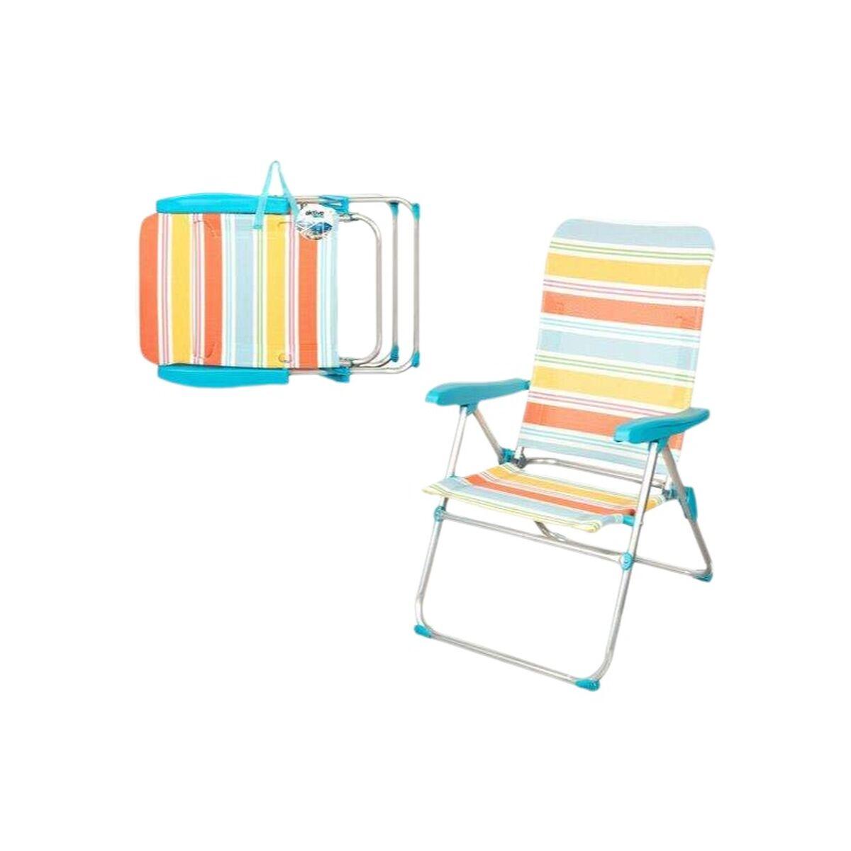 Polstrede Campingstol Aktive 47 x 63 x 93 cm