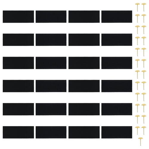 Dørgardin insektnet magnetisk 2 stk. 210 x 100 cm sort (OUTLET A)