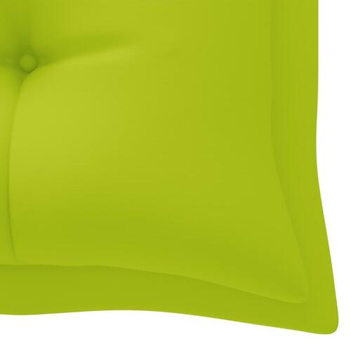 Hynde til havebænk 180x50x7 cm oxfordstof lysegrøn (OUTLET A)
