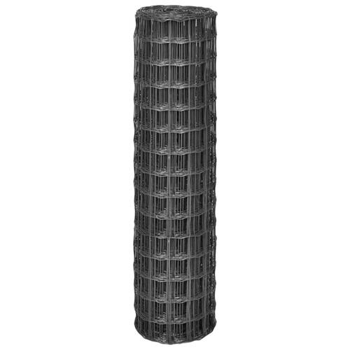 Eurohegn 10 x 1,5 m stål grå