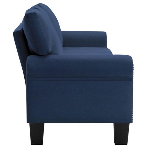 4-personers sofa stof blå