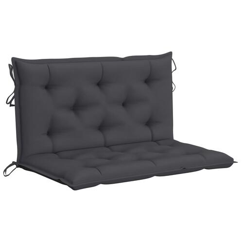 2-personers gyngesofa med palmeblade og hynde 202 cm bambus